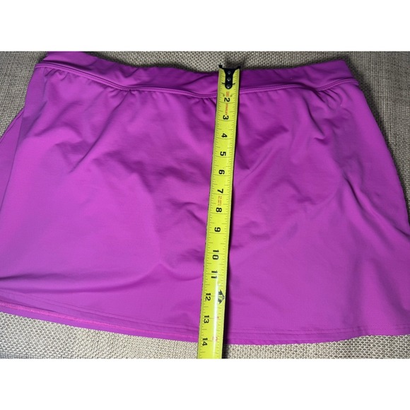 LANDS END Swim Skirt Womens 16 PINK Skort Briefs Tummy Control Modest - Picture 5 of 8